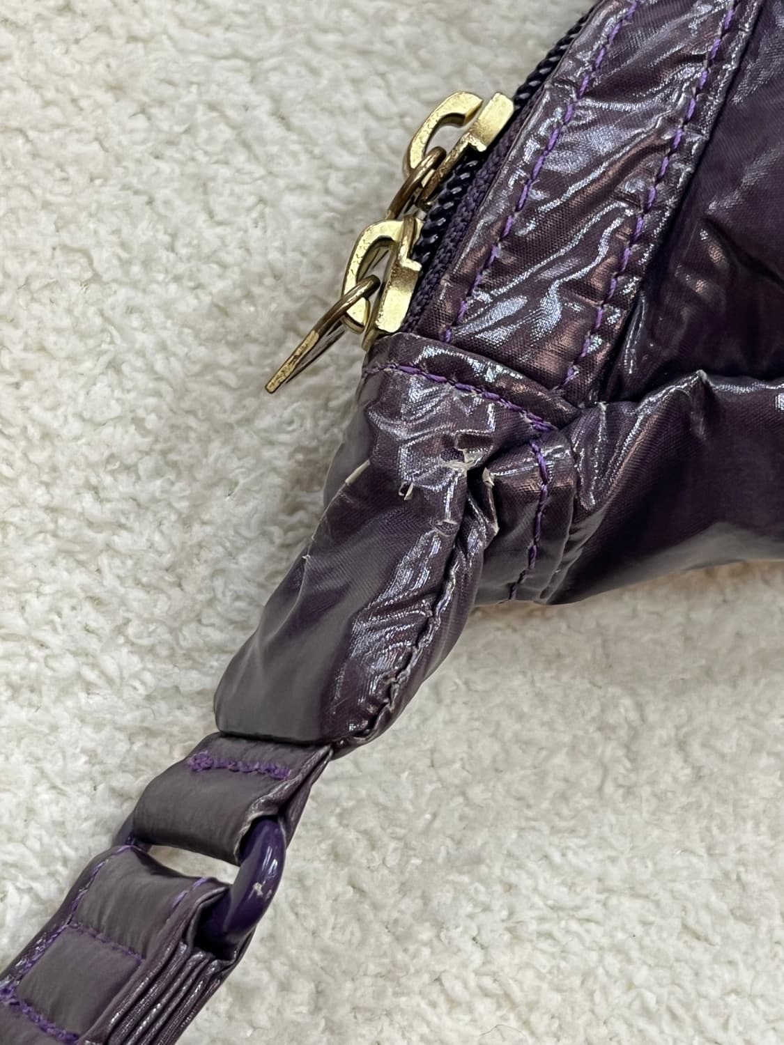 PORTER 포터 도트 호보백 퍼플 상품이미지8