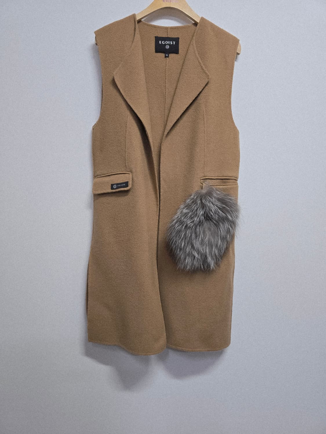 EGOIST 에고이스트 퍼 베스트 조끼 핸드메이드 상품이미지1