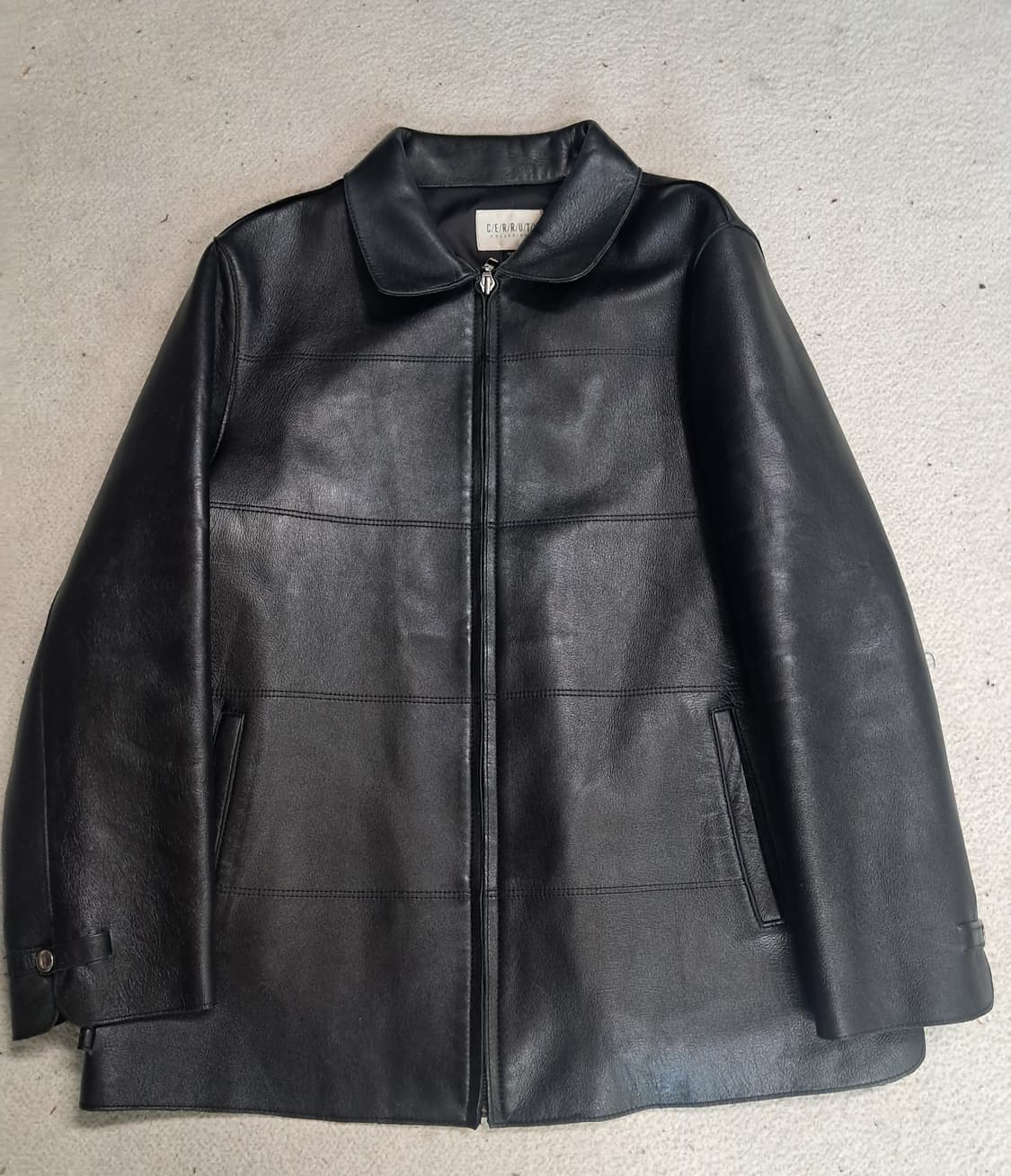 빈티지 세루티Cerruti  싱글가죽자켓 상품이미지1