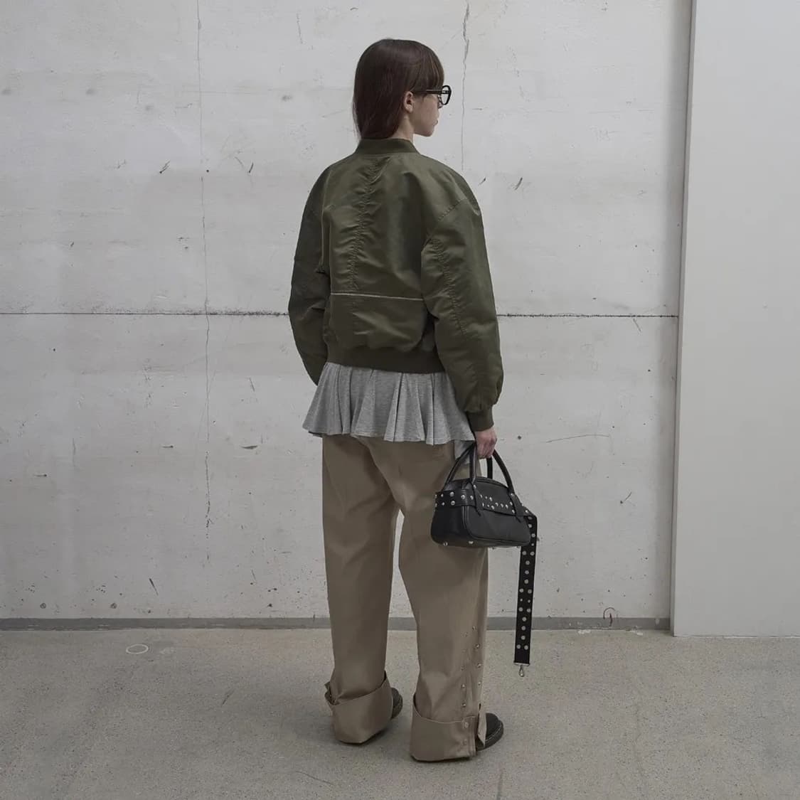 LCDC TM 엘씨디씨 티엠 디테쳐블 포켓 봄버 블루종 카키  OS 상품이미지3