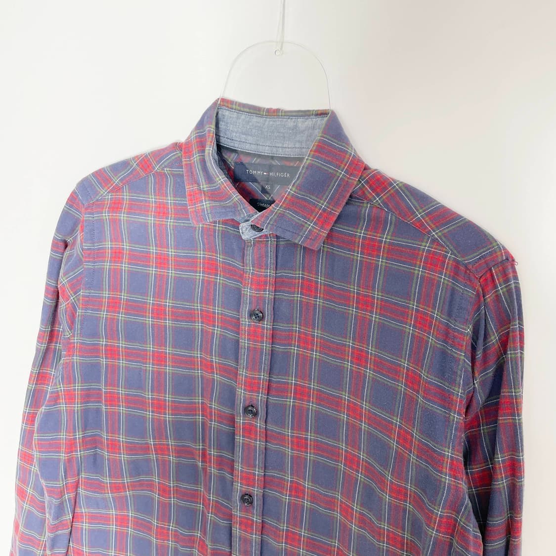 D2 타미힐피거 체크셔츠 90사이즈 상품이미지2
