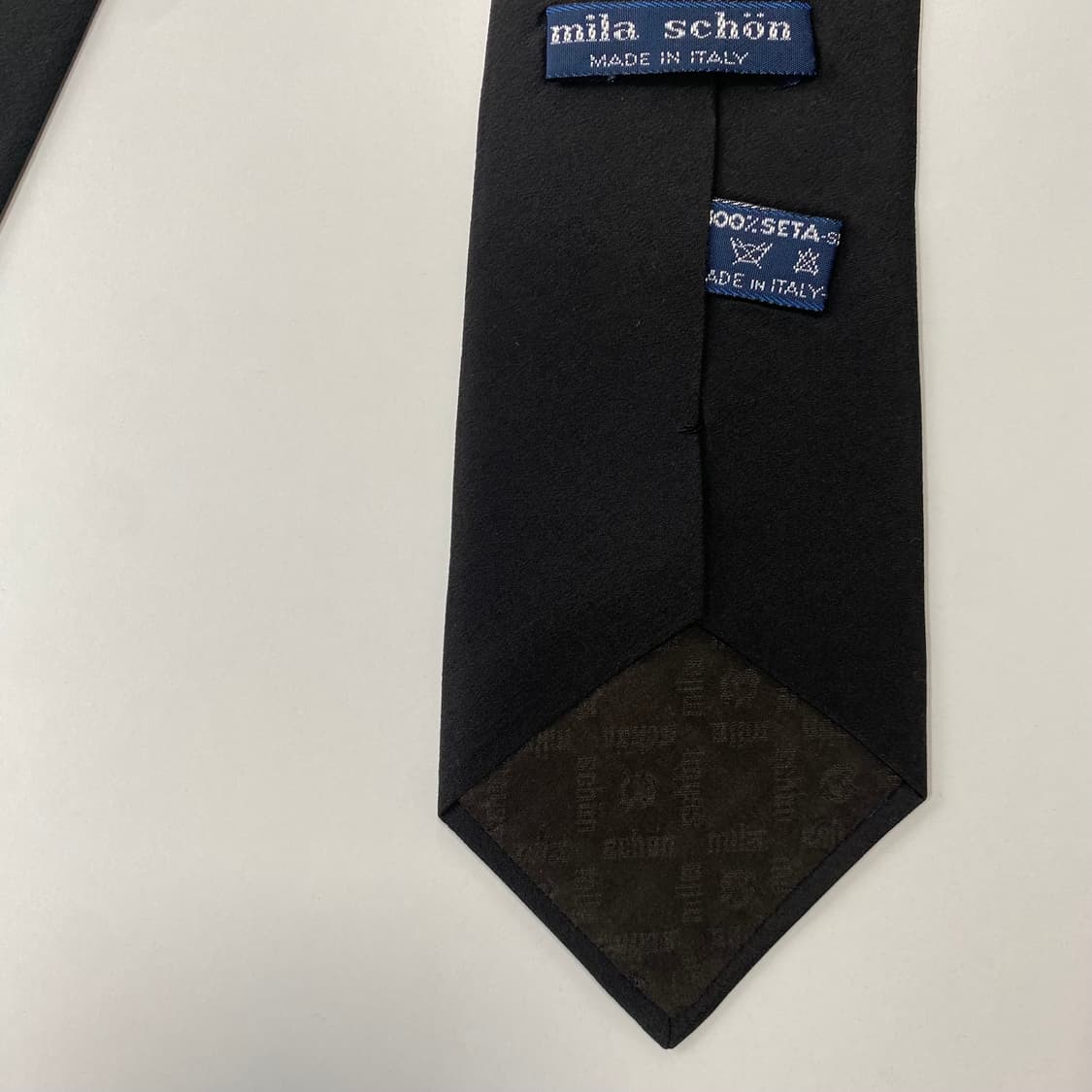 밀라숀(mila schon) 명품 정품 블랙넥타이 상품이미지6