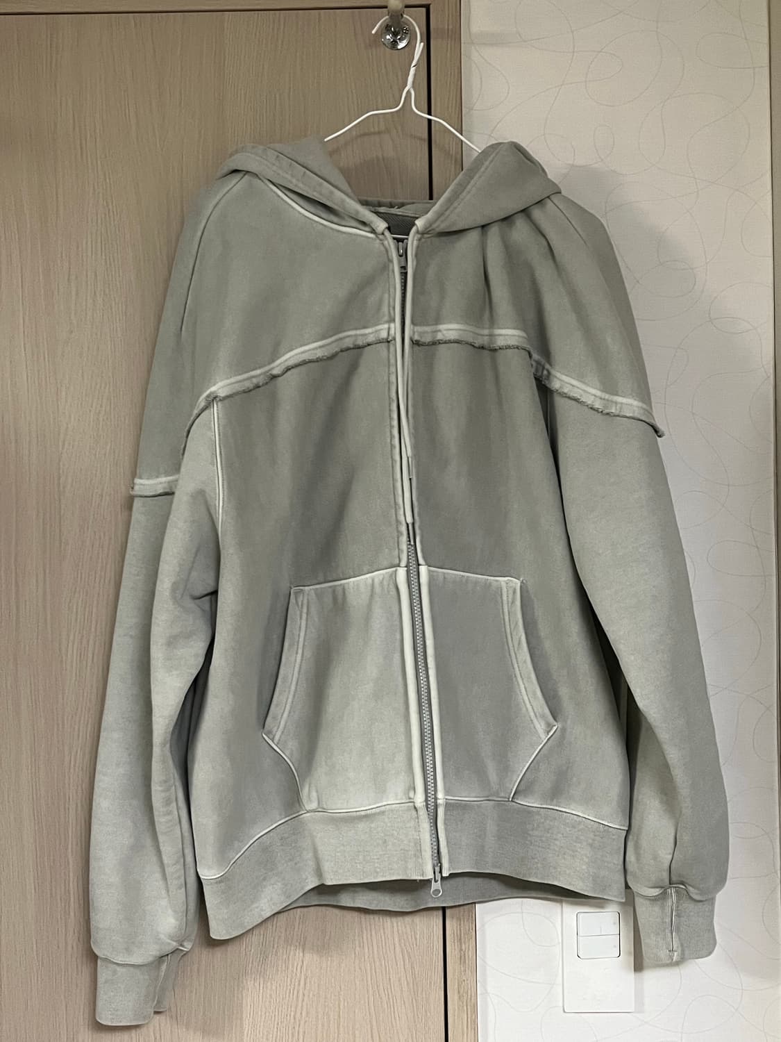 헤리티지플로스 피그먼트 후드집업 팝니다 상품이미지1