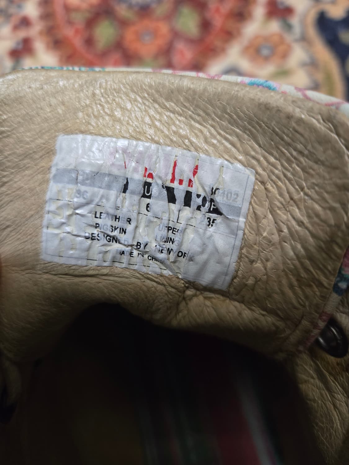 오일릴리(OILILY) 멀티 패턴 레더 워커 부츠 eu36/230-235 상품이미지7