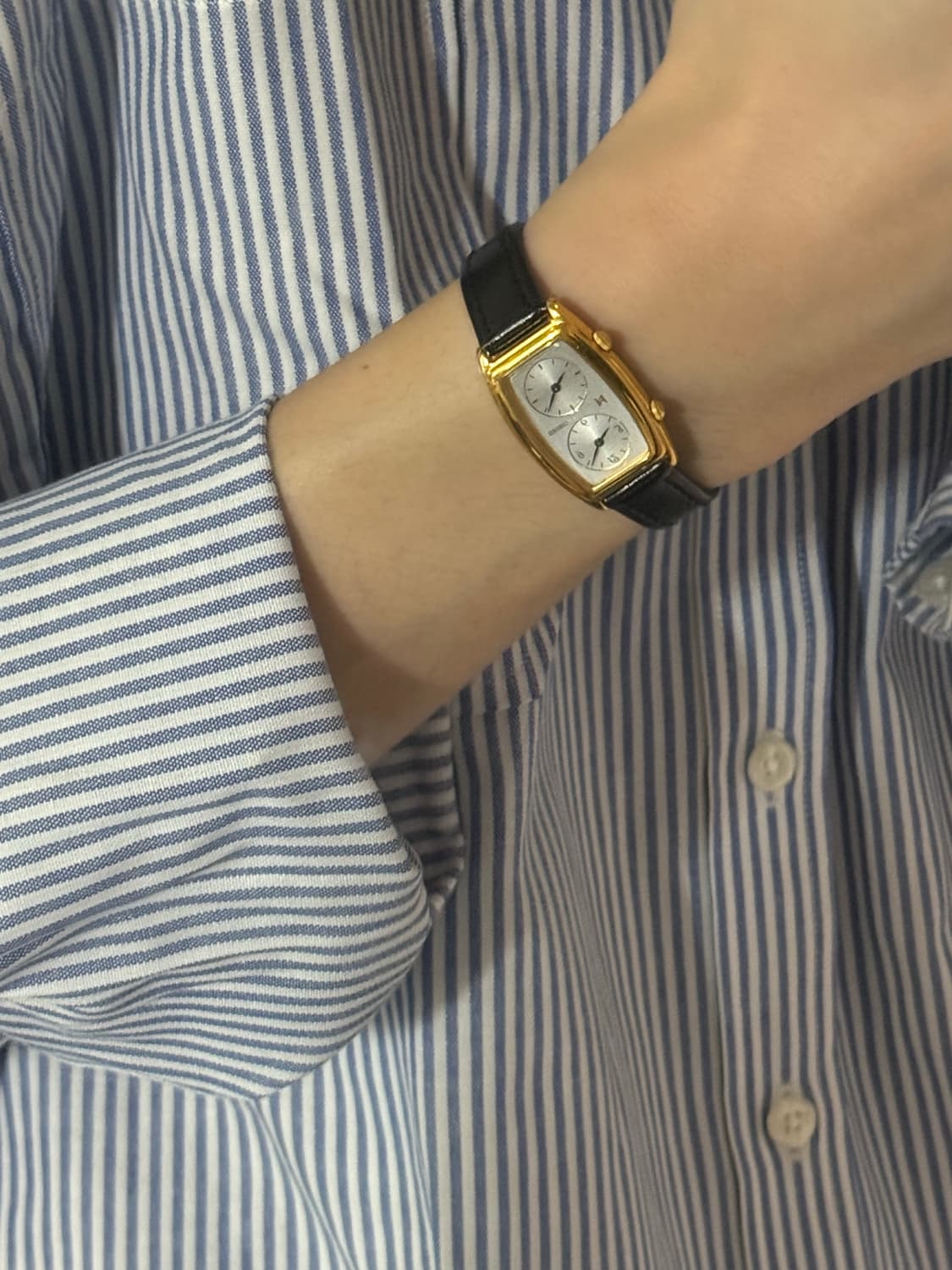 SEIKO 빈티지 Dual time여성 쿼츠 시계 상품이미지4