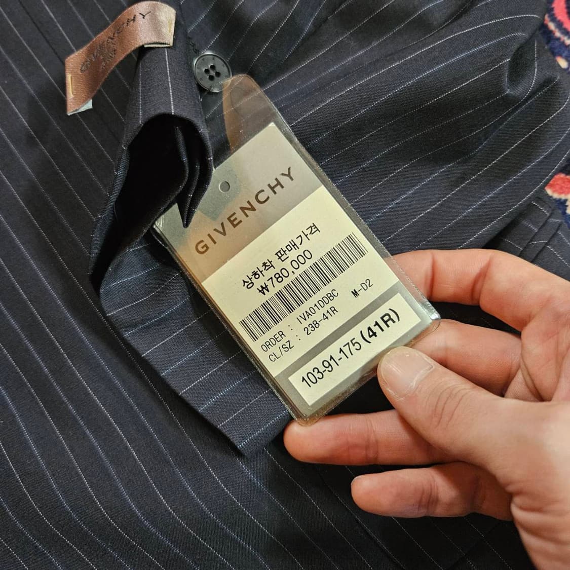 (미사용) 지방시(GYVENCHY) 스트라이프 3버튼 블레이져
 상품이미지7