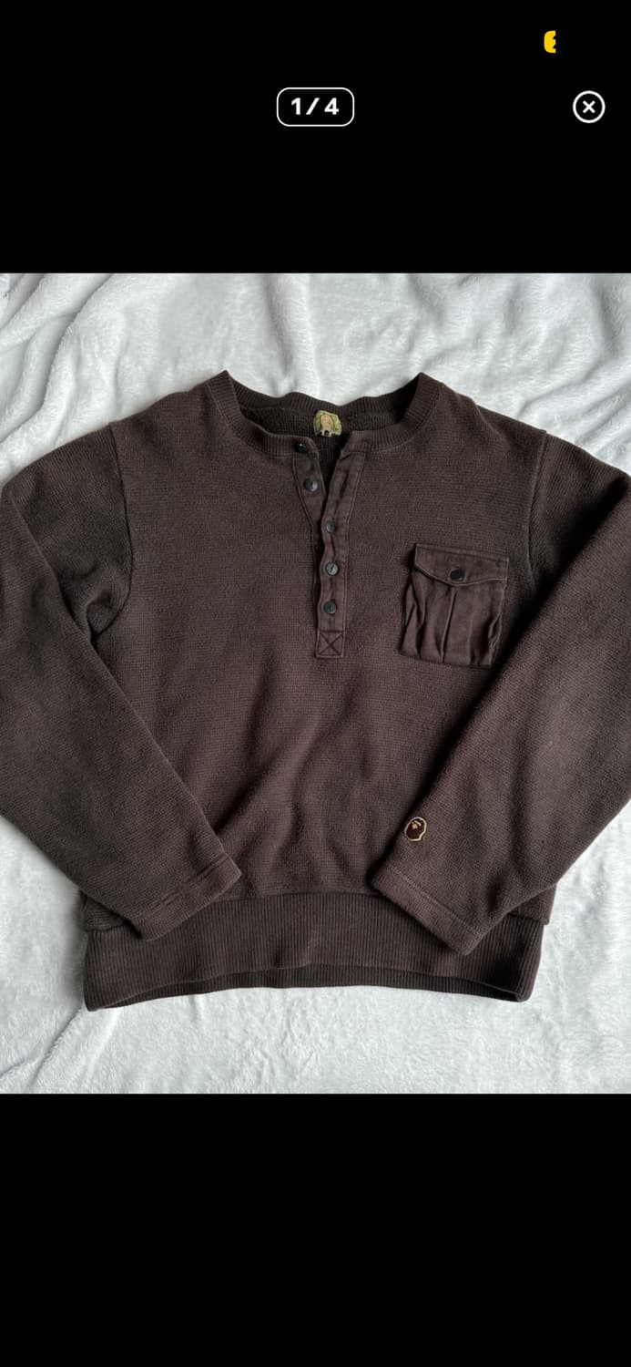 베이프 og 맨투맨 헨리넥 (매물 없음) (개희귀) (개급처) 상품이미지1