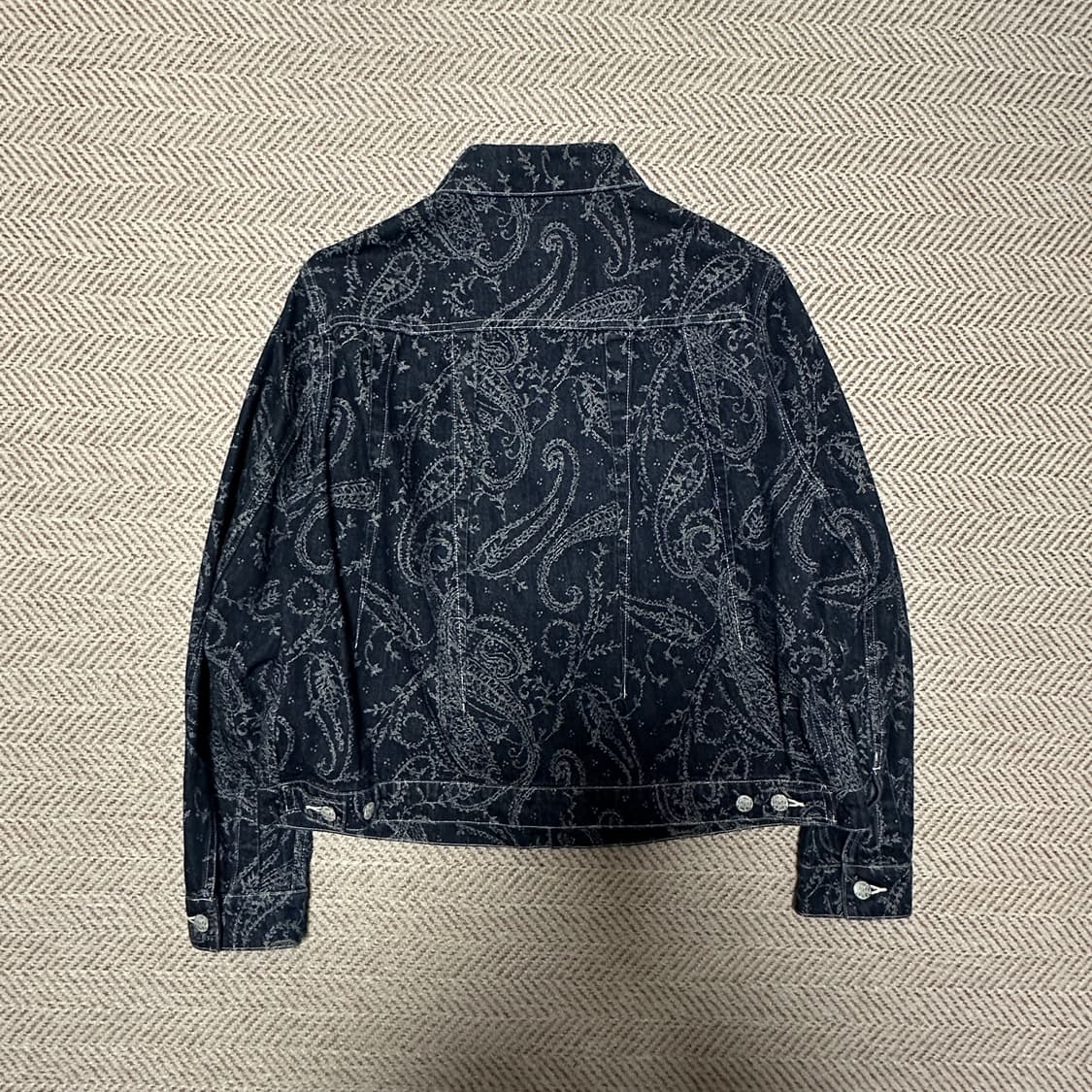 NEEDLES japan made paisley denim jakcet 상품이미지2