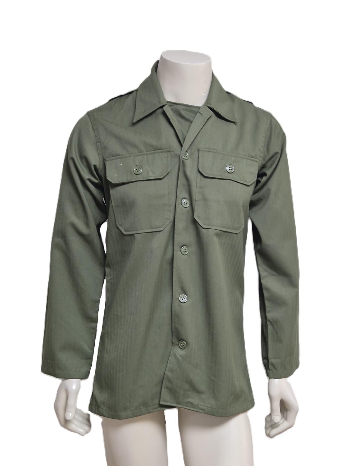 국군 전경 구형 민무늬 전투복 상의 자켓 (M) 상품이미지1