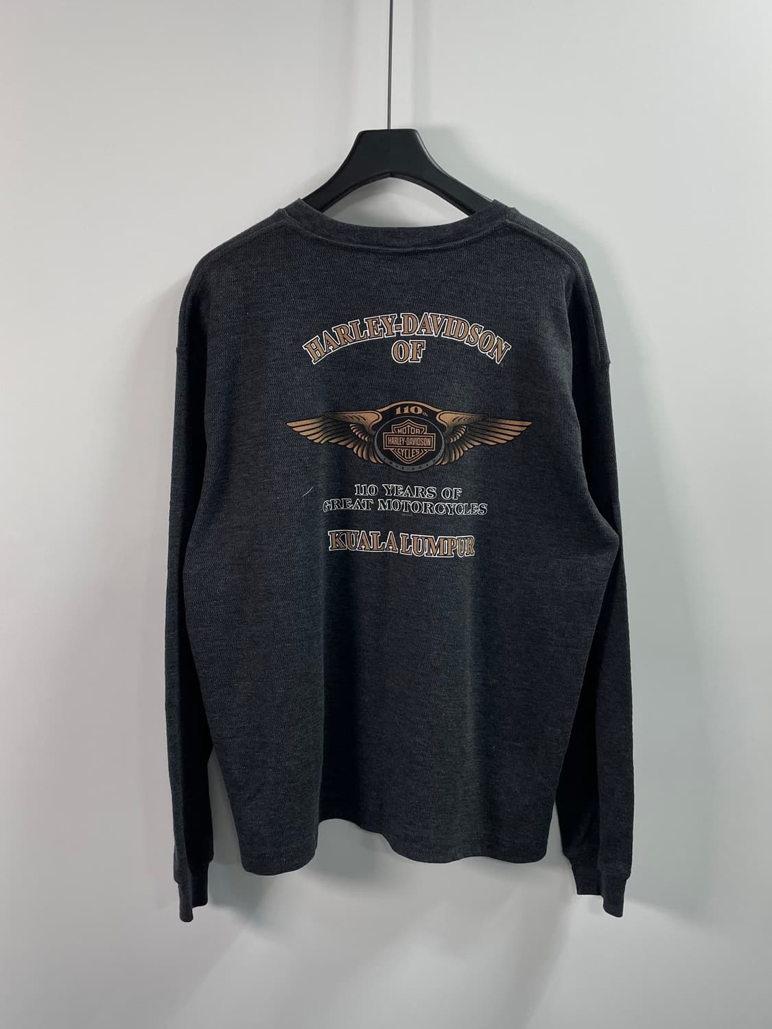 할리데이비슨 USA 롱슬리브 와플티 (on.686) 상품이미지3