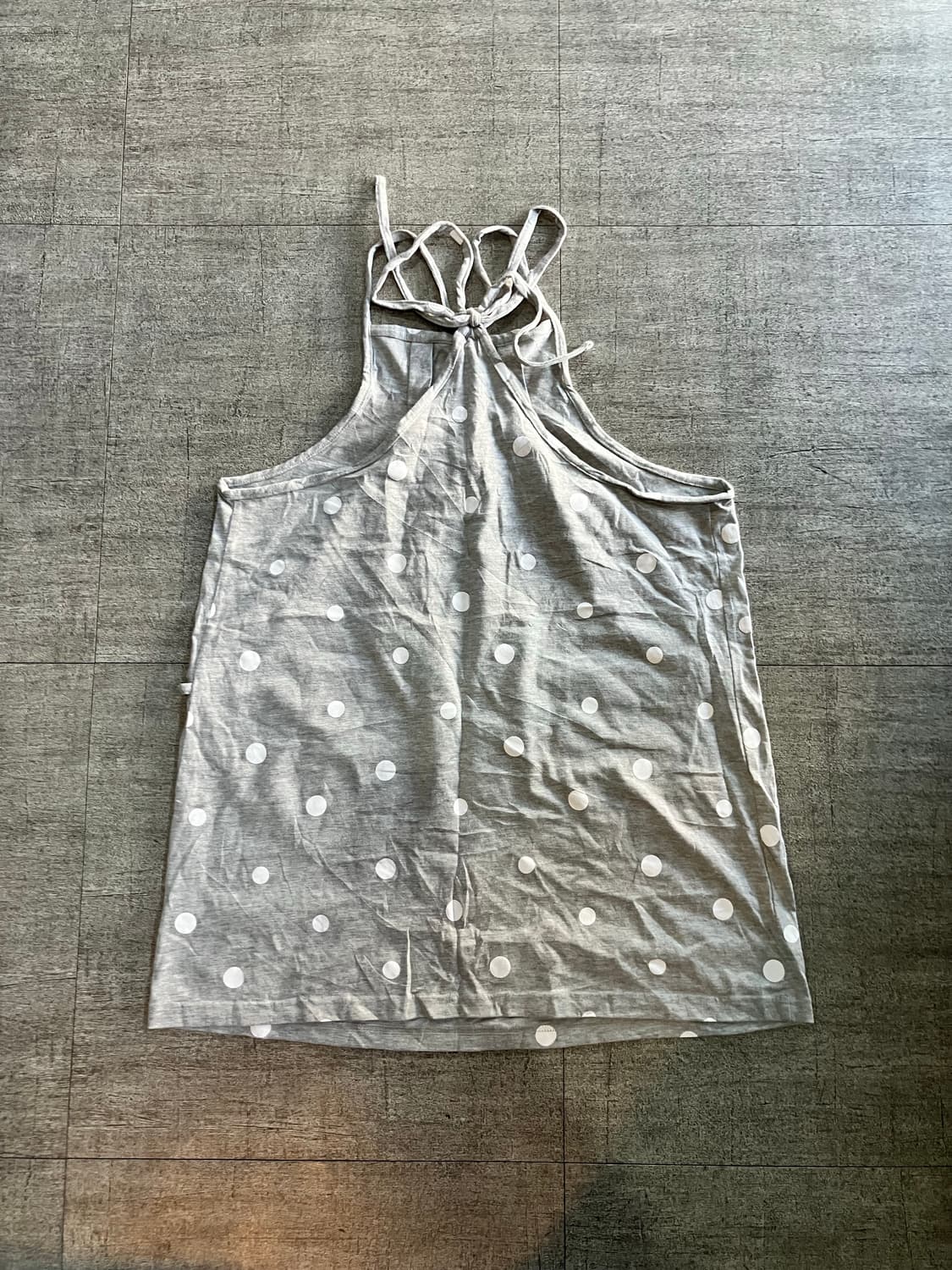 일본빈티지 하구미모리걸 달천깔페어리 도트땡땡이 레이어드 슬립원피스 상품이미지2