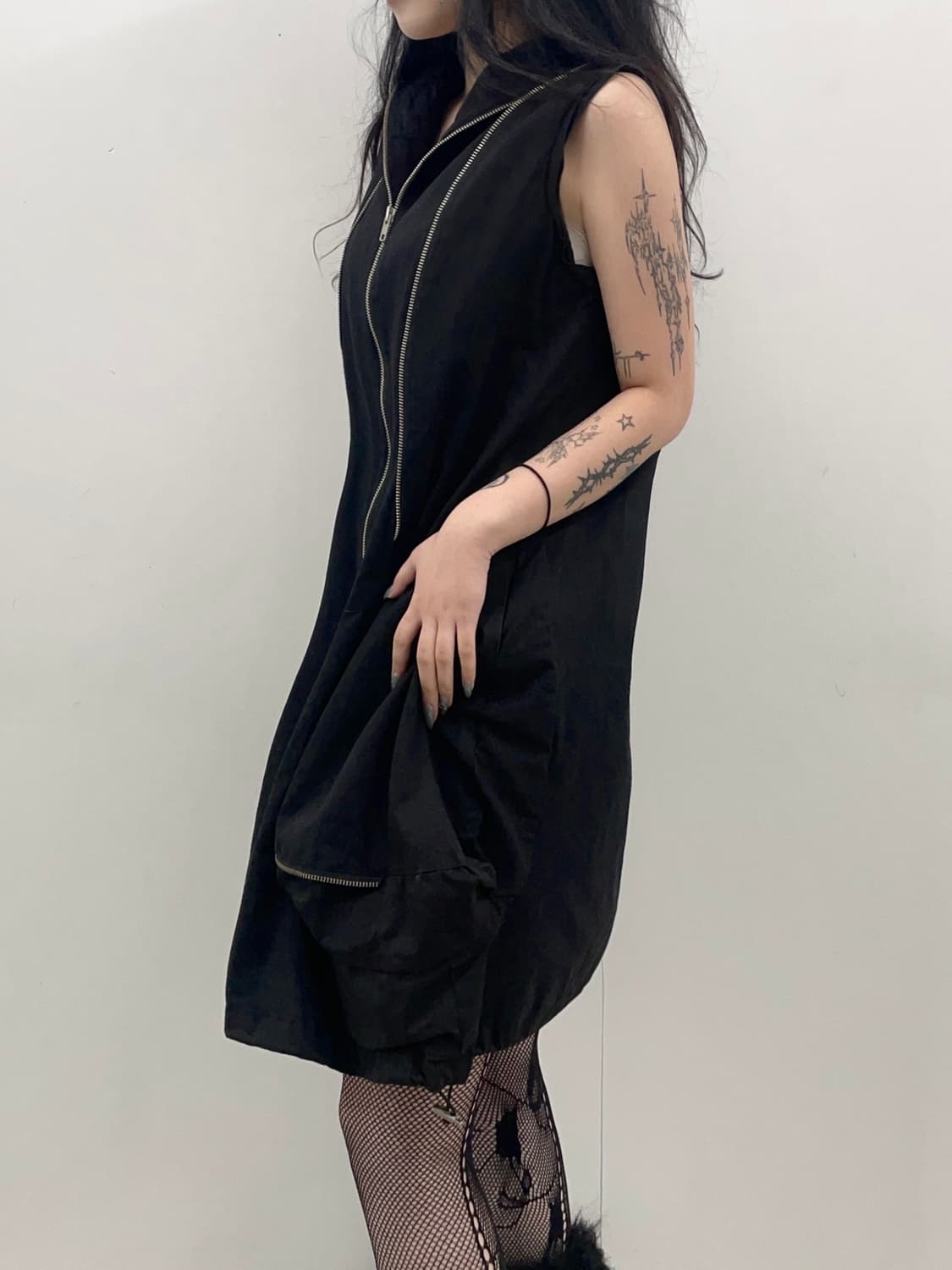 Balloon Fit midi dress 상품이미지2