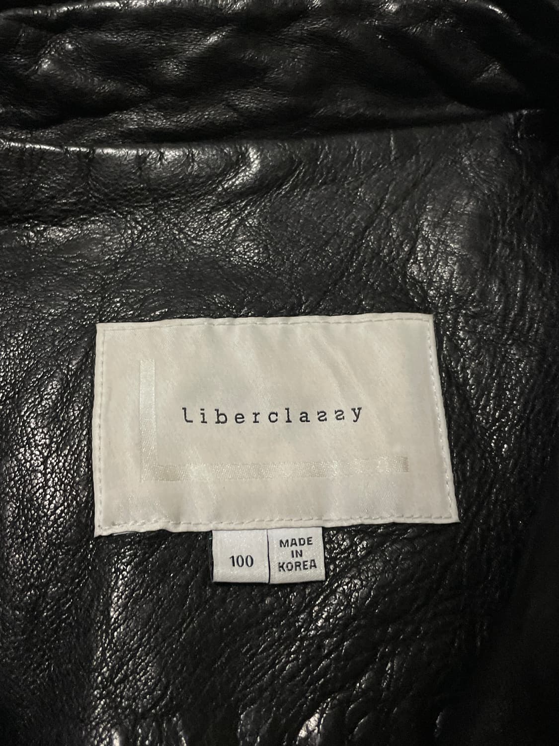 LIBER CLASSSY 웨스턴 무드 램스킨 양가죽 바이커 절개 레더  상품이미지6