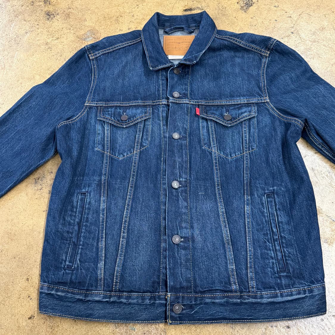 [정품/L] 리바이스 트러커 데님 자켓 블루 b17 상품이미지3