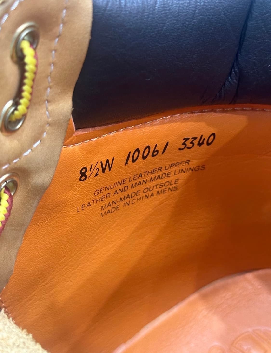 팀버랜드 6인치 부츠 10061 8.5사이즈 상품이미지3