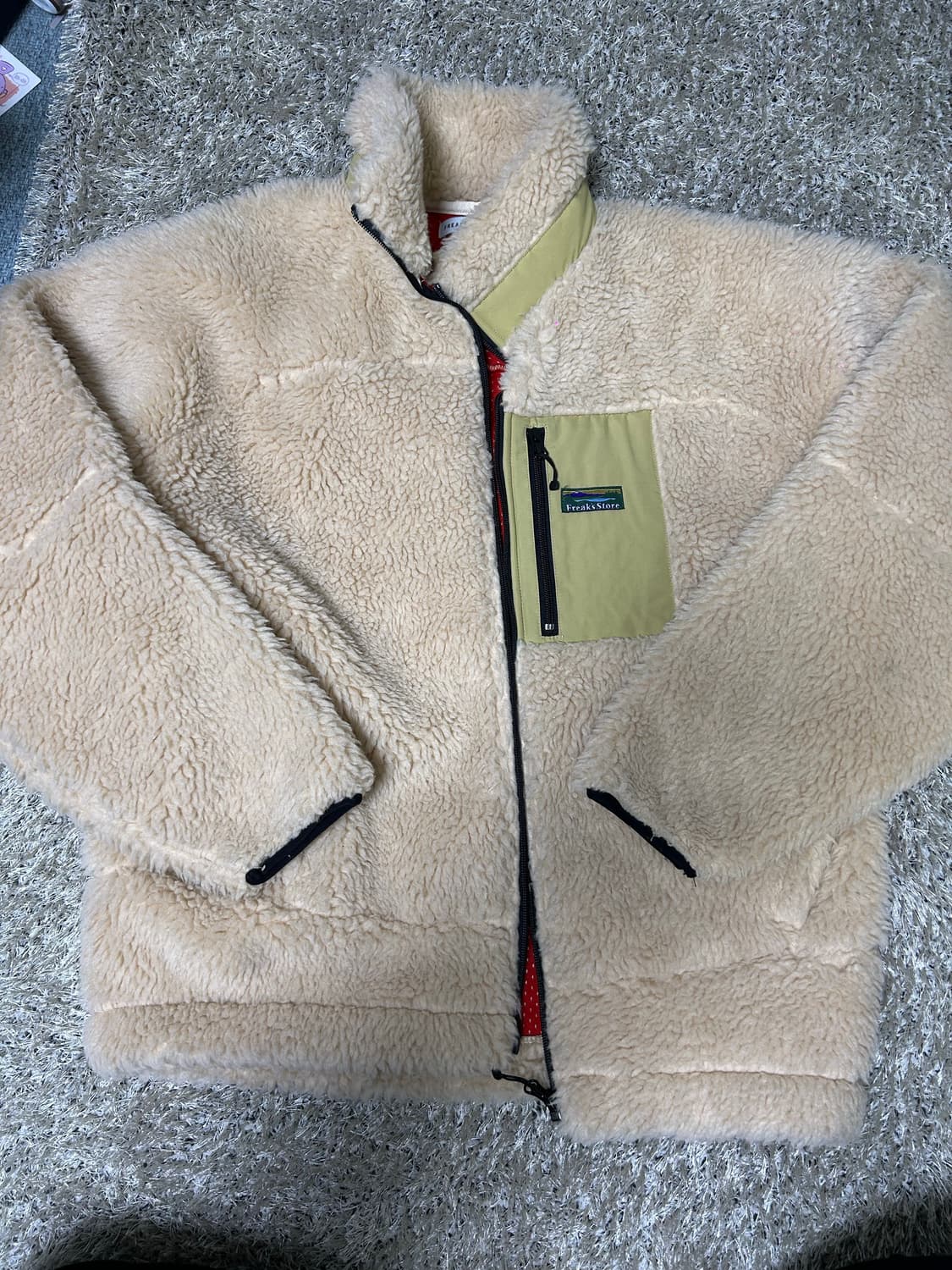 Freak's Store 후리스 자켓 아이보리 M사이즈 100~105 상품이미지1