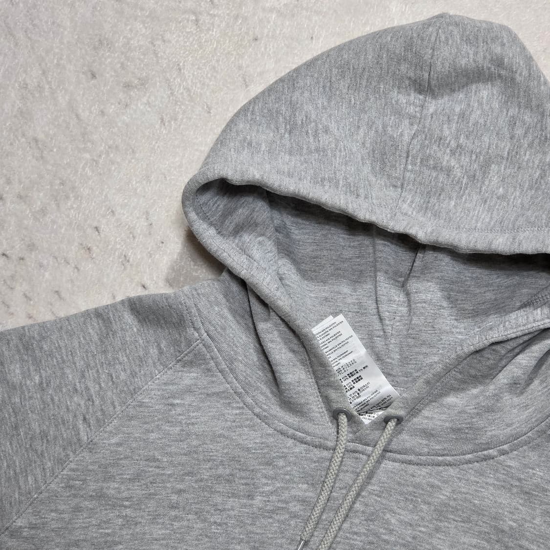 뉴발란스 그레이 후드티 상품이미지2