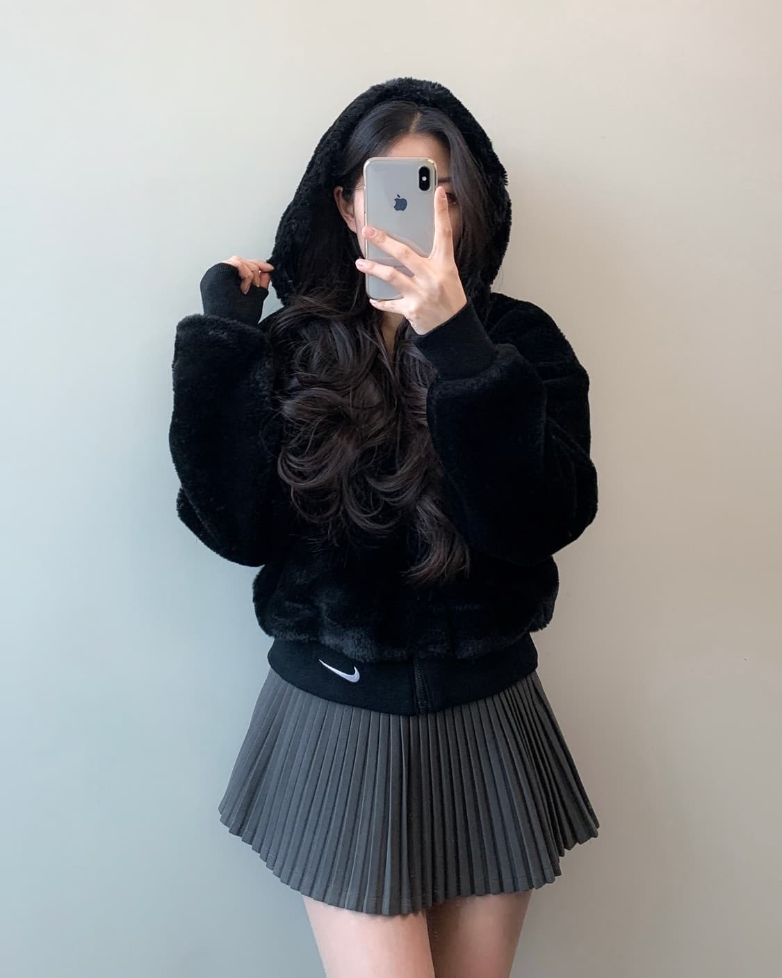 나이키 에센셜 페이크 퍼 자켓 상품이미지3