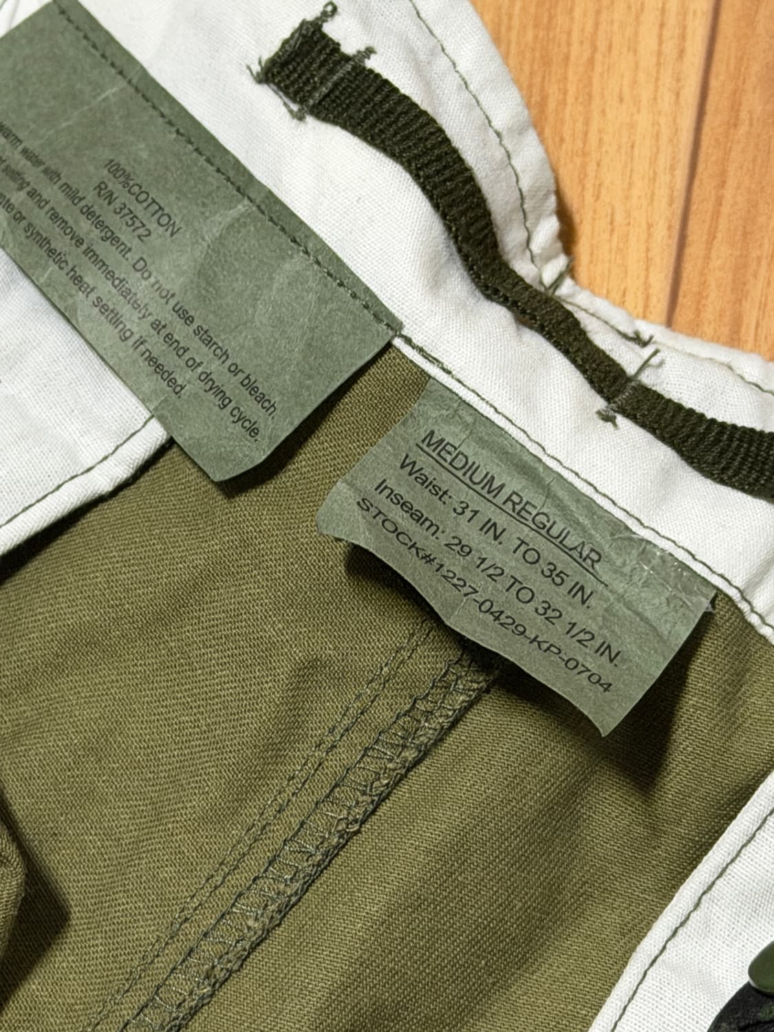 로스코 빈티지 M-65 필드 팬츠 우드랜드카모 상품이미지2