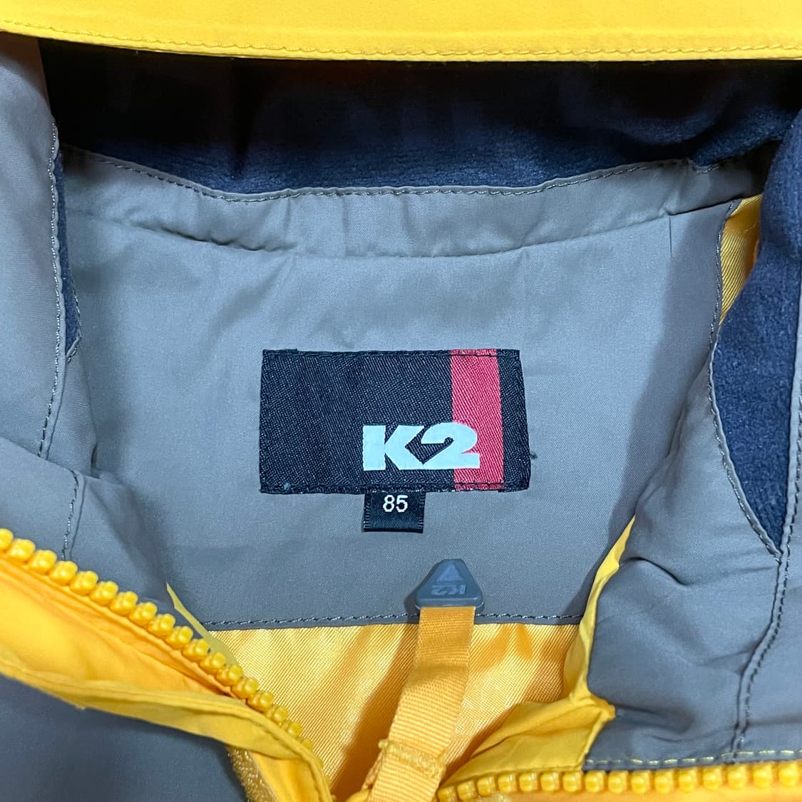 K2 하이테크기어 옐로우 등산 바람막이 점퍼 여성85 상품이미지5