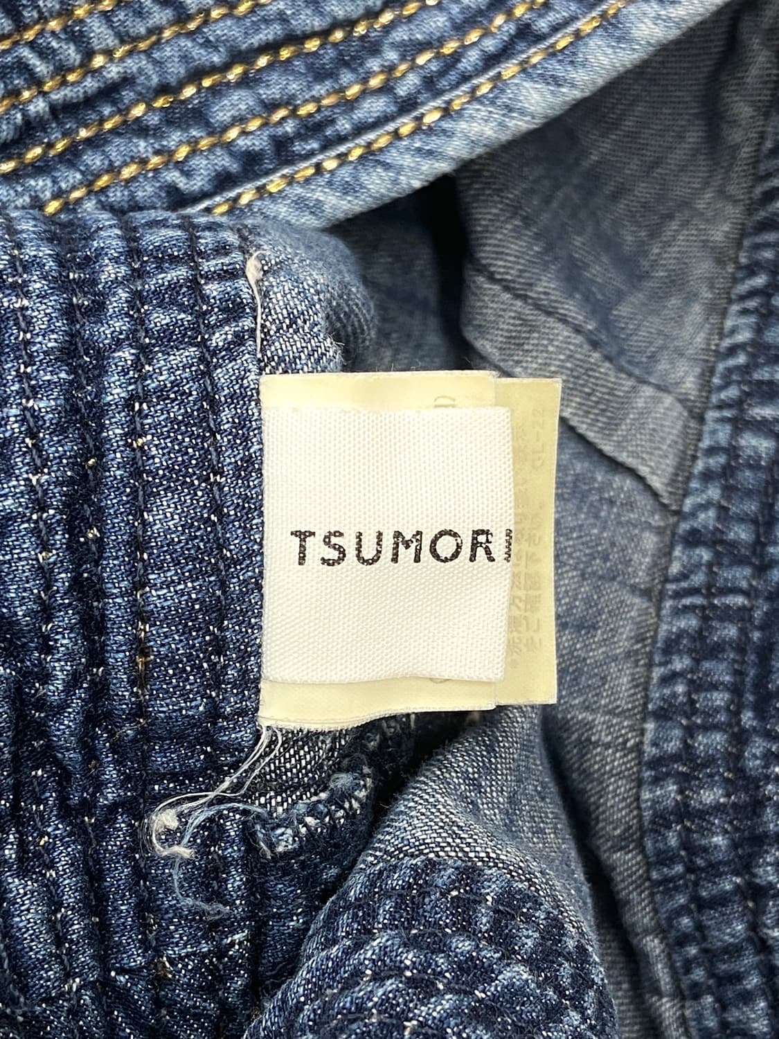 Tsumori chisato denim pants capri 상품이미지6