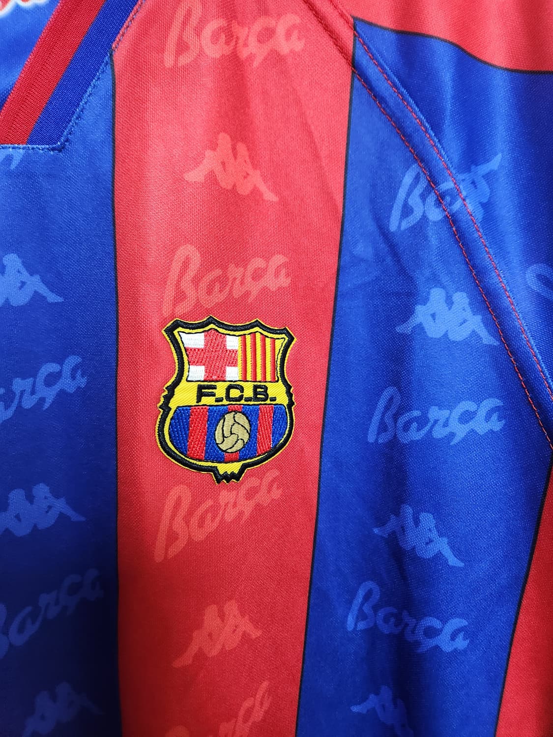 FC바르셀로나 95-97 축구 유니폼 2XL 상품이미지5