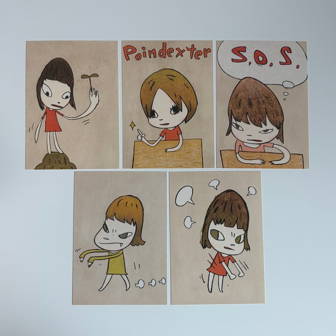 요시토모 나라 엽서 10장 틴케이스 세트 상품이미지4