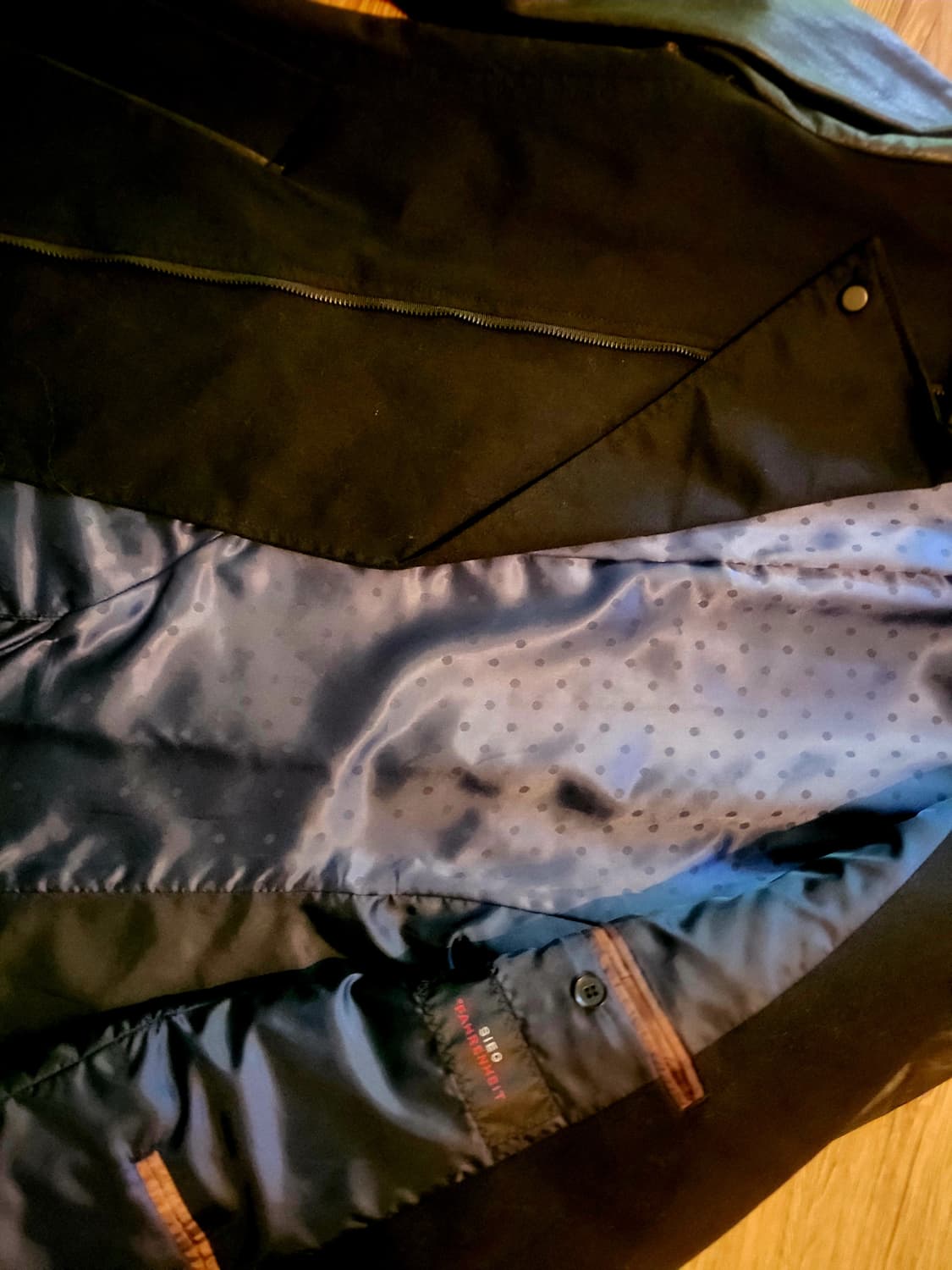 [미착용 새상품] 지이크 양가죽배색  트렌치코트 상품이미지4