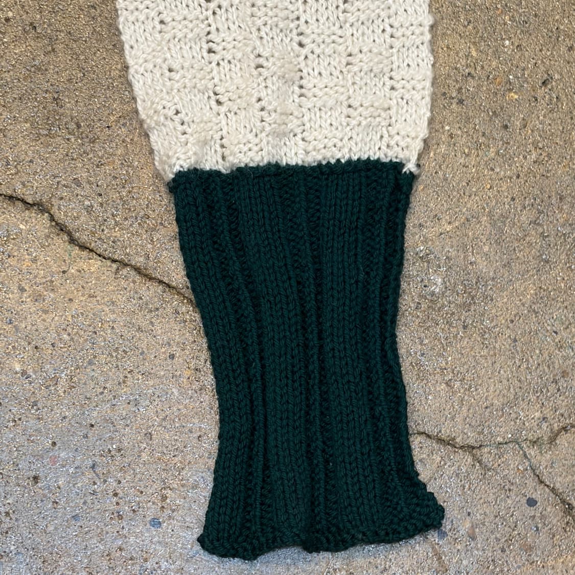 미국 빈티지 니트 핸드메이드 손뜨게 멀티컬러 머플러 목도리 상품이미지6