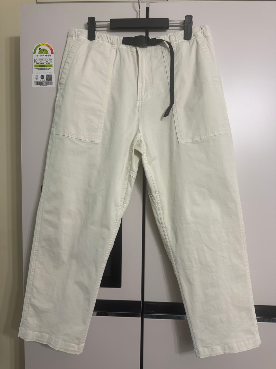 그라미치 루즈테이퍼드 팬츠 화이트(아이보리) 아시아 L 상품이미지1