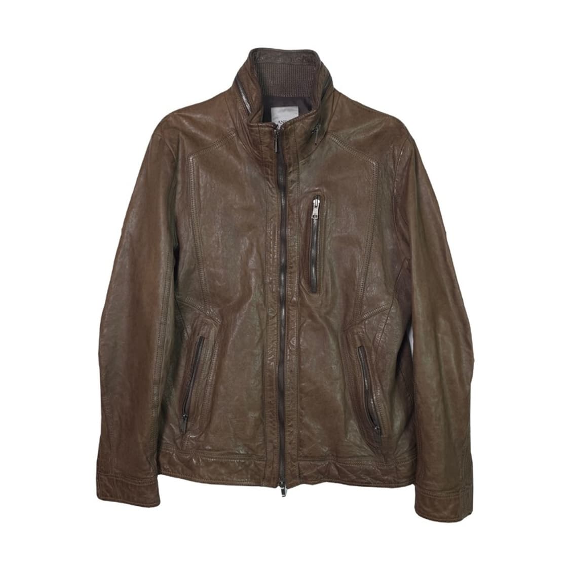 AND Z by ZIOZIA 브라운 양가죽 자켓 XL 상품이미지1