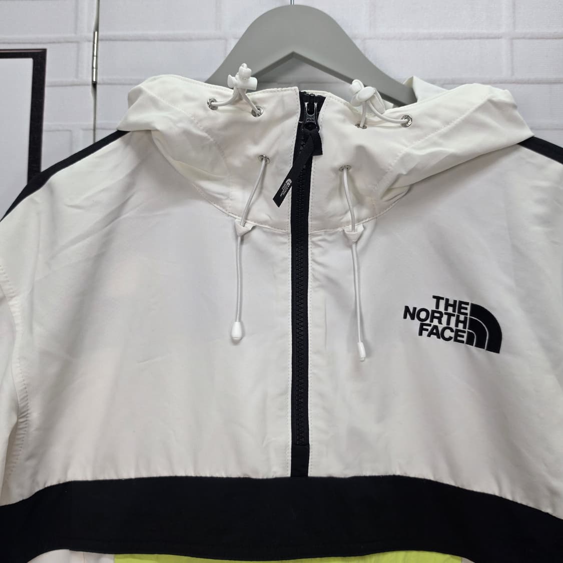 노스페이스 화이트라벨 에버든 아노락 후드 반집업 바람막이 자켓 95사이즈 상품이미지3
