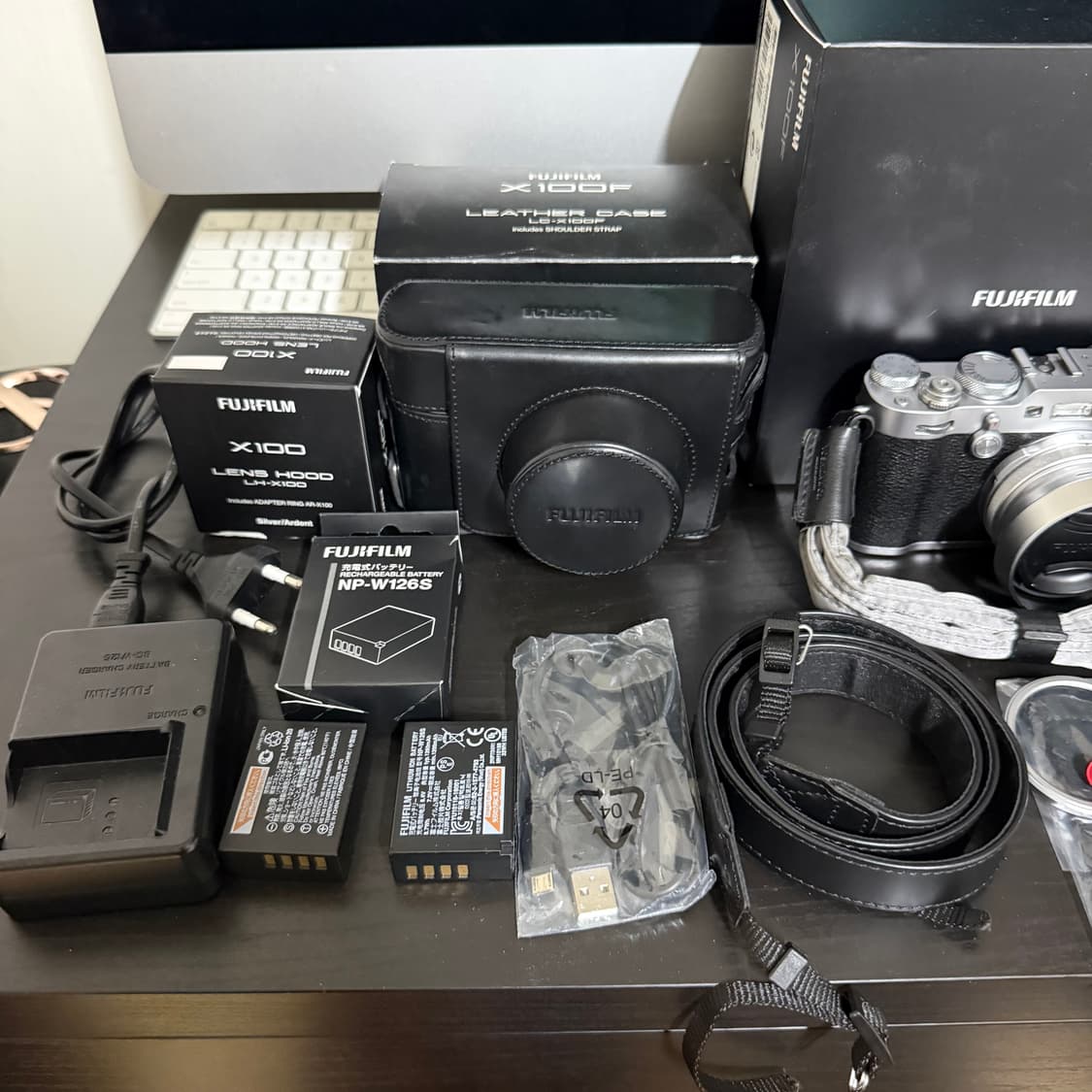 [민트급] 후지 필름 x100f 실버 포터 탱커 스트랩 정품 악세사리 상품이미지3