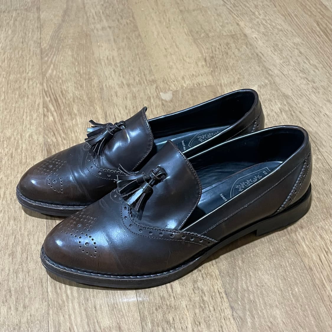 Caatle Praha 태슬 가죽 로퍼 브라운 240 상품이미지3