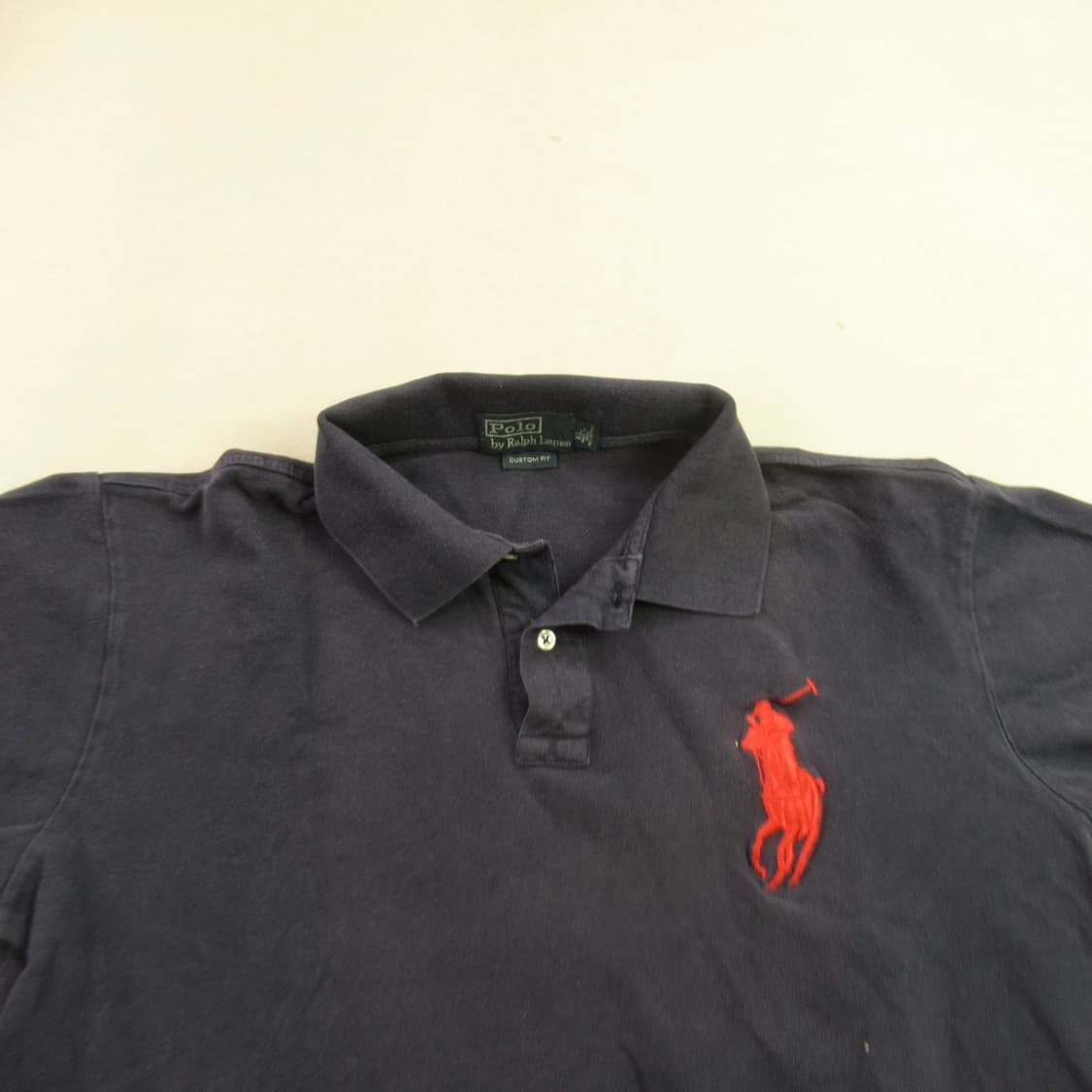 폴로 랄프로렌 빅포니 반팔 카라티 네이비 레드 상품이미지3