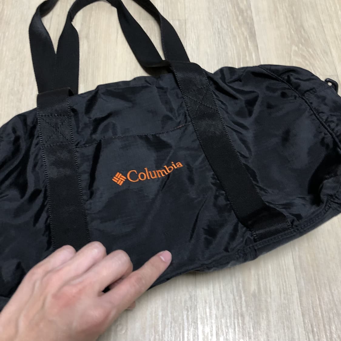 (OS) 콜롬비아 Columbia 립스탑 나일론 GYM 숄더 토드백 블랙 상품이미지6