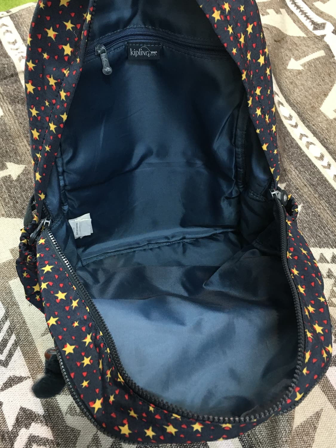 키플링 별 패턴 백팩 상품이미지7