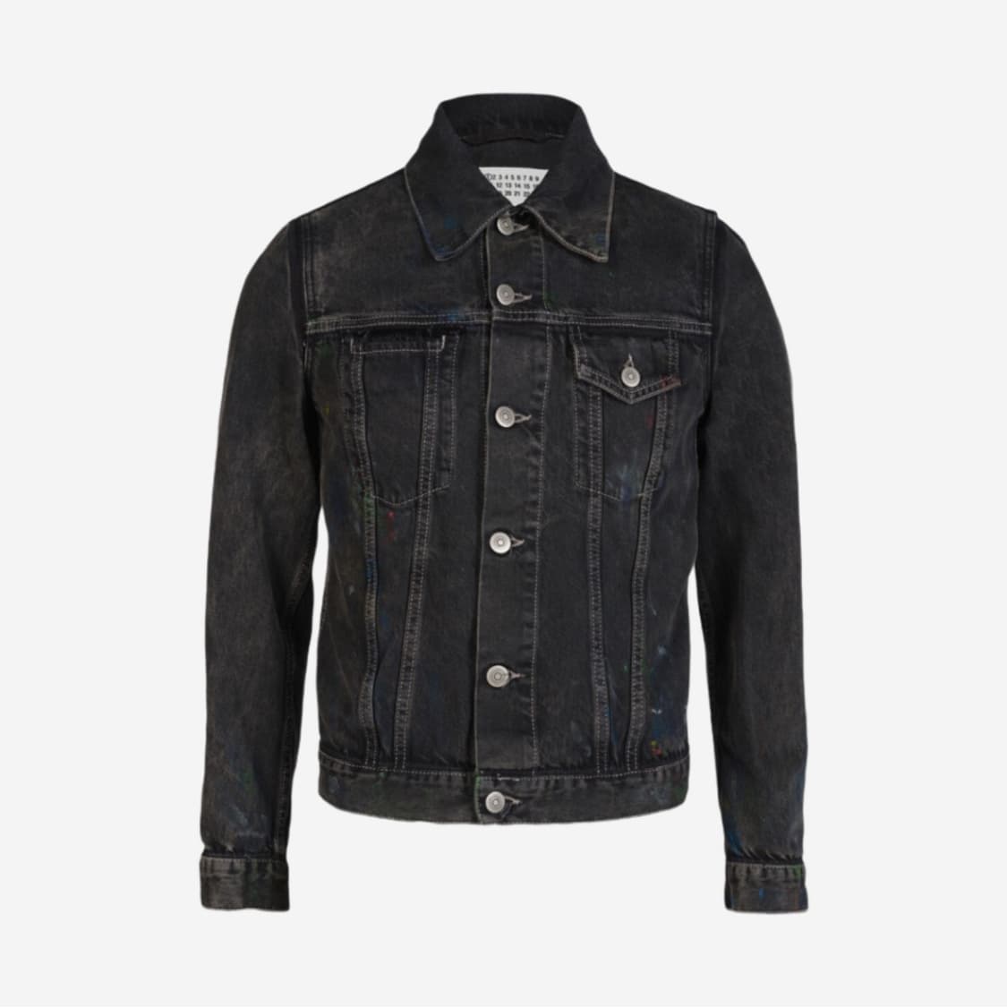 Maison Margiela Paint Denim Jacket Black 상품이미지1