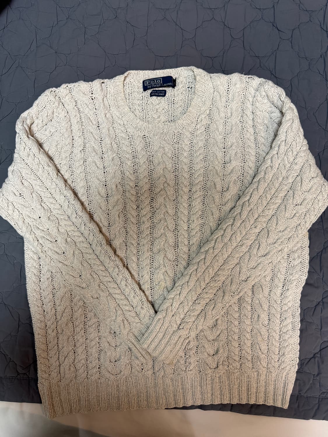 폴로 핸드 니트 스웨터 (95~100) 상품이미지1