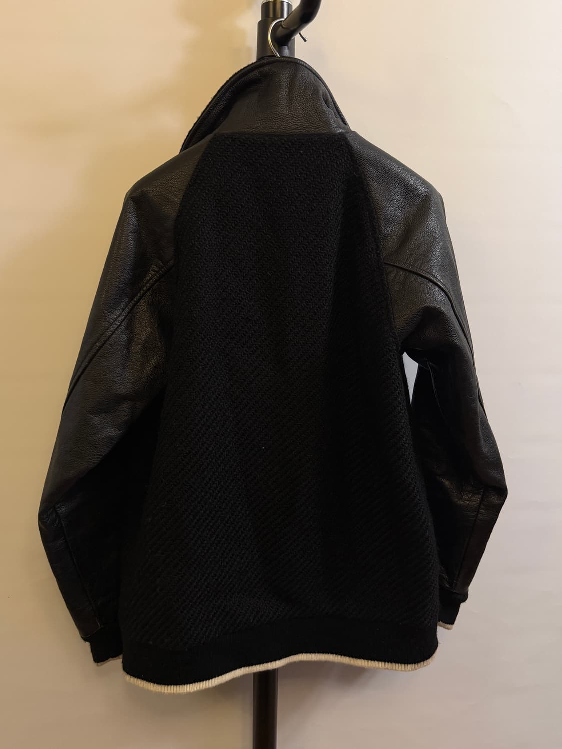 일본 빈티지 울 레더 자켓 상품이미지5