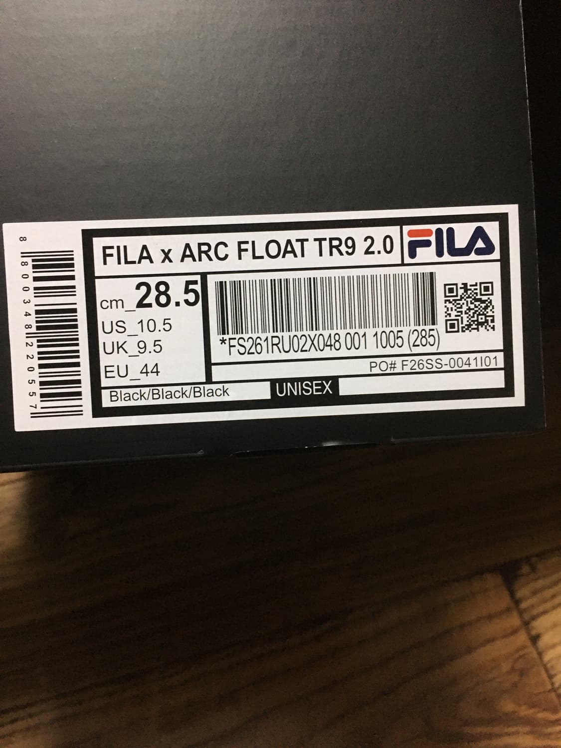 FILA x ARC FLOAT TR9 2.0 블랙 판매합니다 상품이미지8