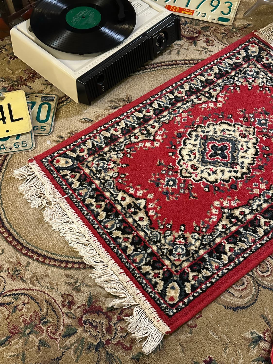 유러피안 빈티지 케르만 카페트 러그 상품이미지2