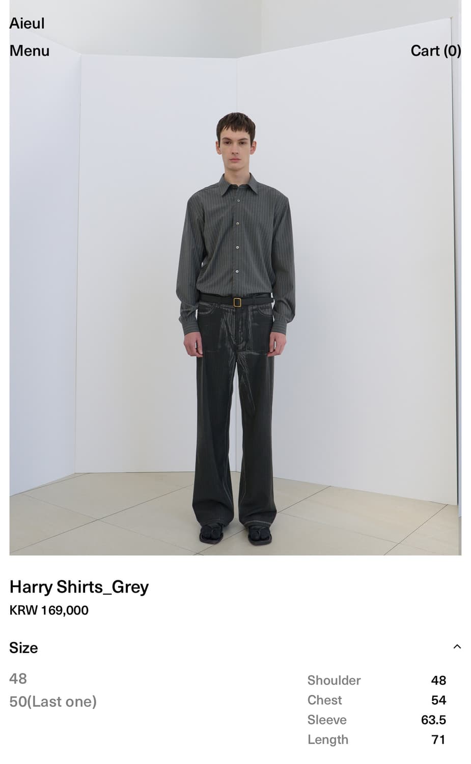 (48) aieul harry shirts 아이엘 해리 셔츠 상품이미지2