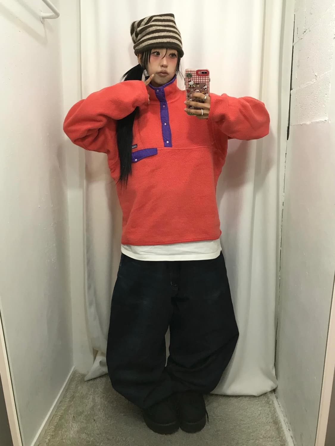 90s Patagonia Synchilla Fleece Pullove 상품이미지2