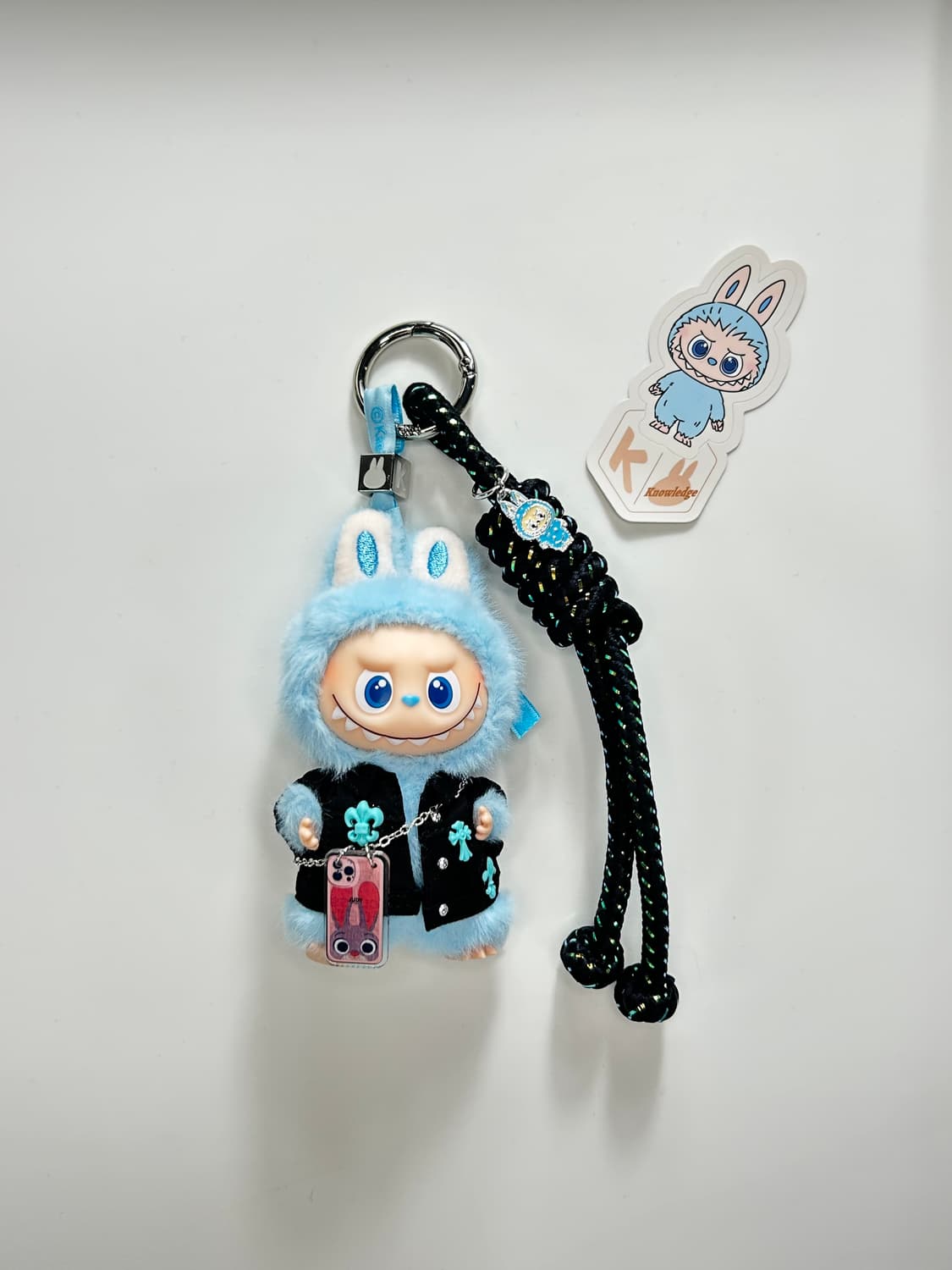 🐰미니라부부 내 마음속 비밀번호”k”커스텀키링 상품이미지1