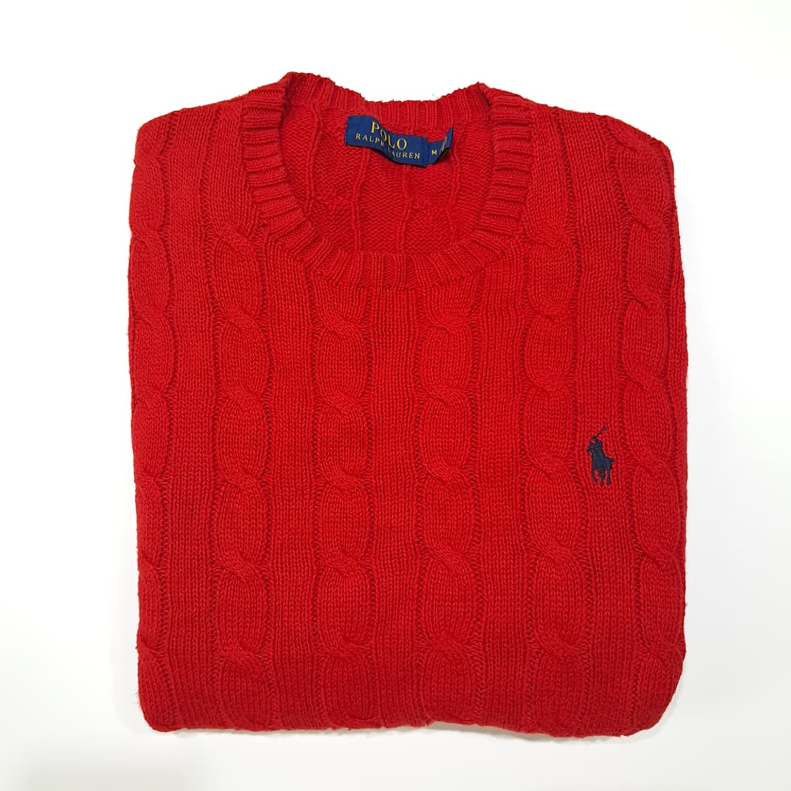 CL011 M 폴로 랄프로렌 100% 코튼 케이블 니트 - 시그니처 레 상품이미지7
