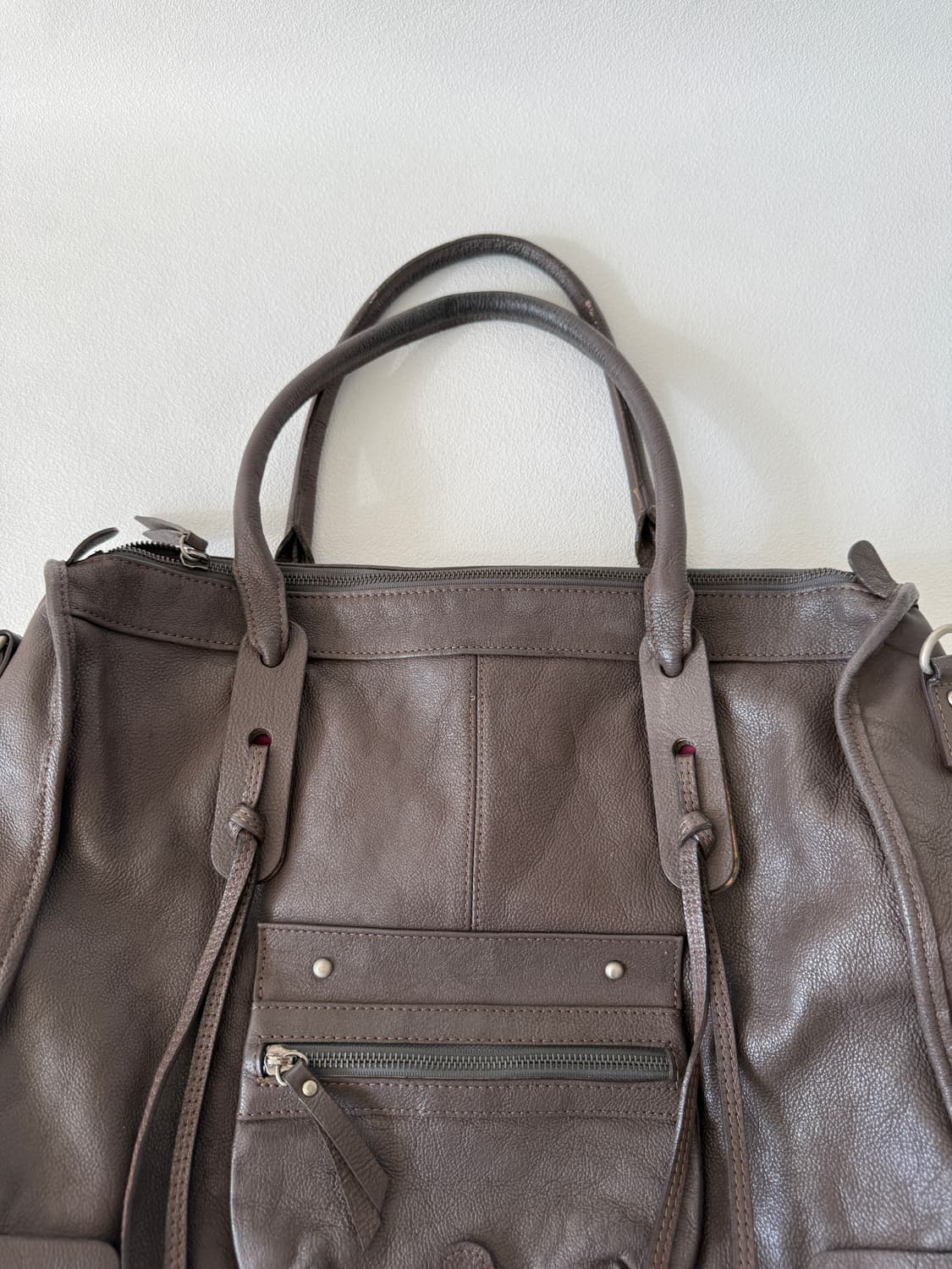 Pre owned 레더 숄더백(큰사이즈) 상품이미지2