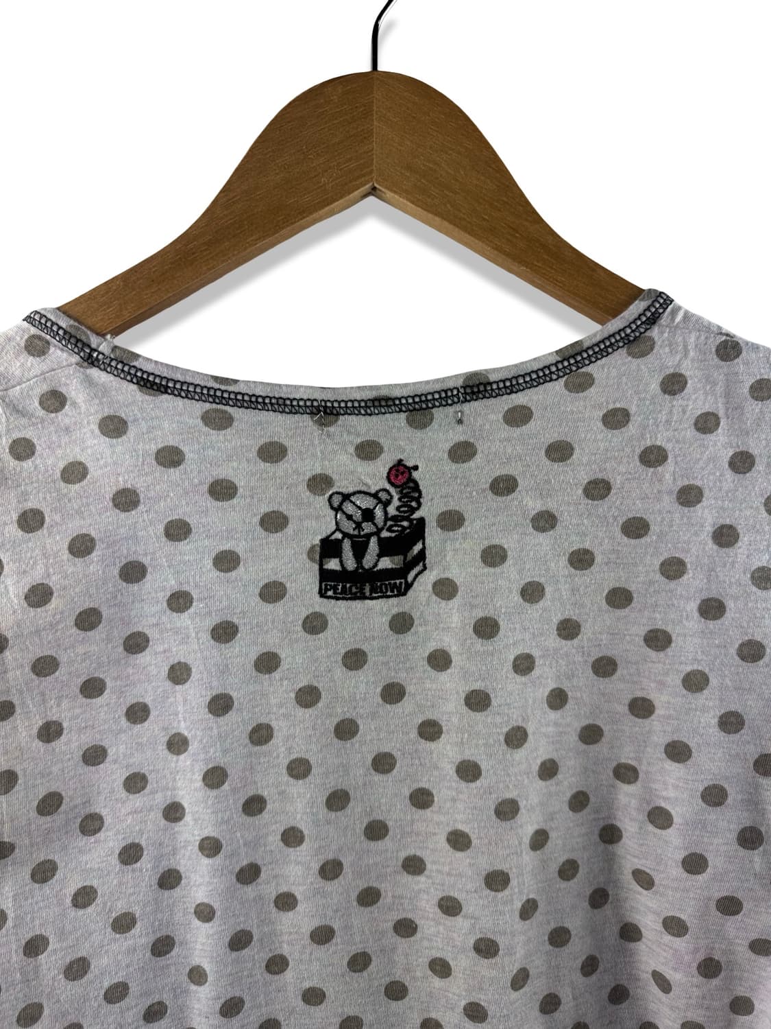 JPN 키치 도트 반팔슬리브2164 상품이미지5