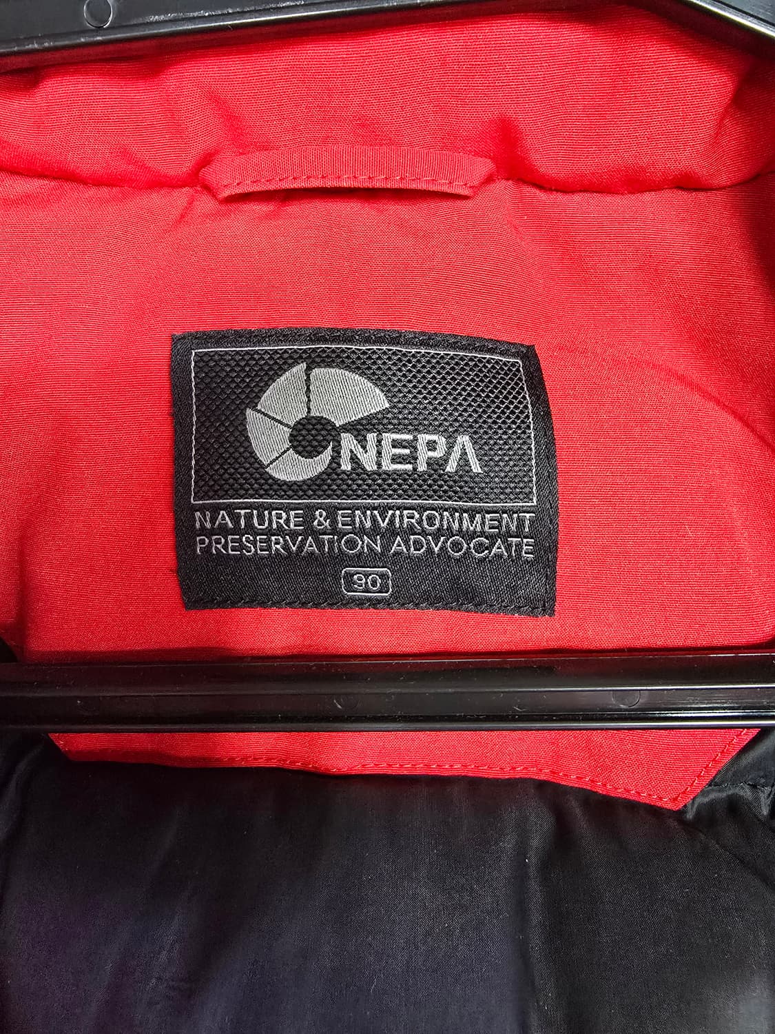 네파 빨간색 여성 후드 롱패딩 (1337) 상품이미지3