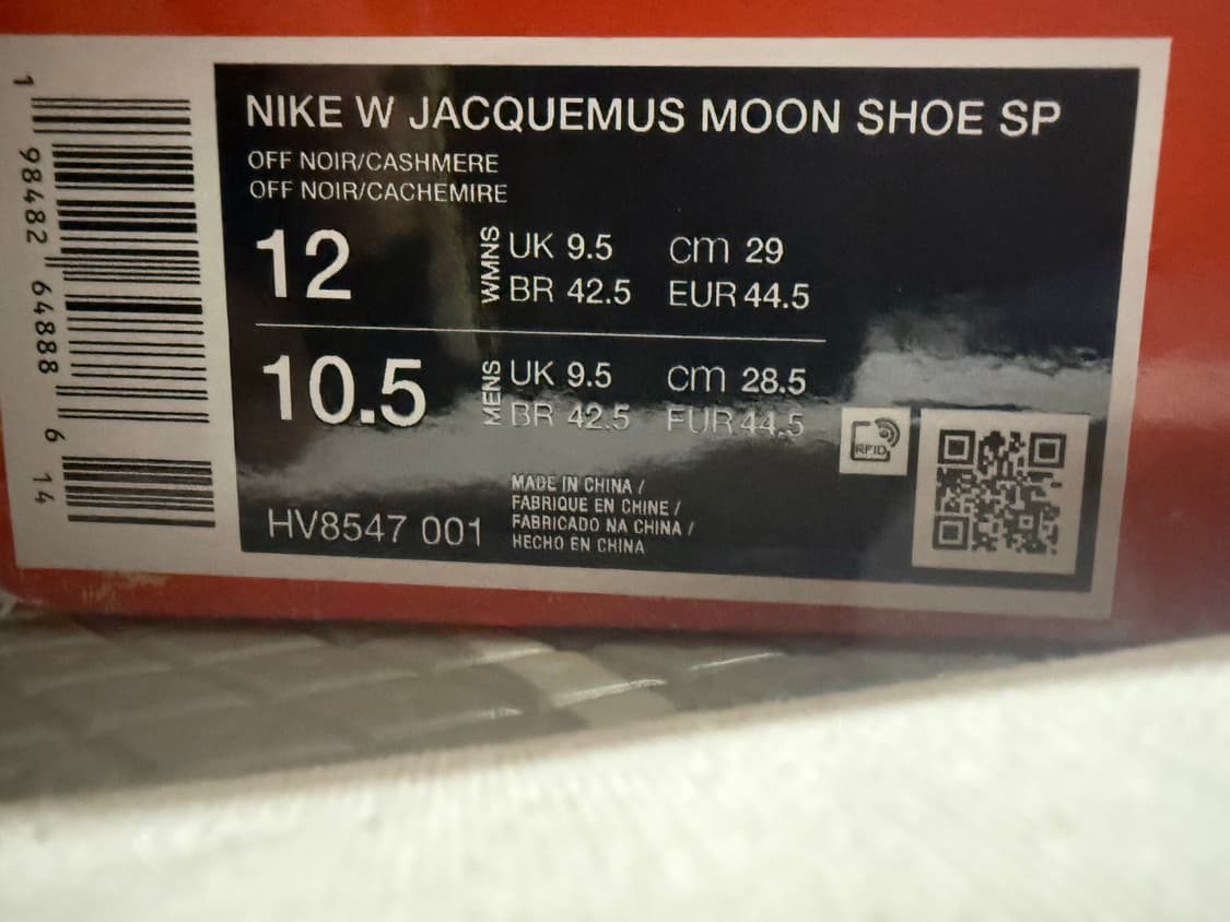나이키 x 자크뮈스 문 슈 285 ( US W11.5 M10 ) 팝니다 상품이미지3